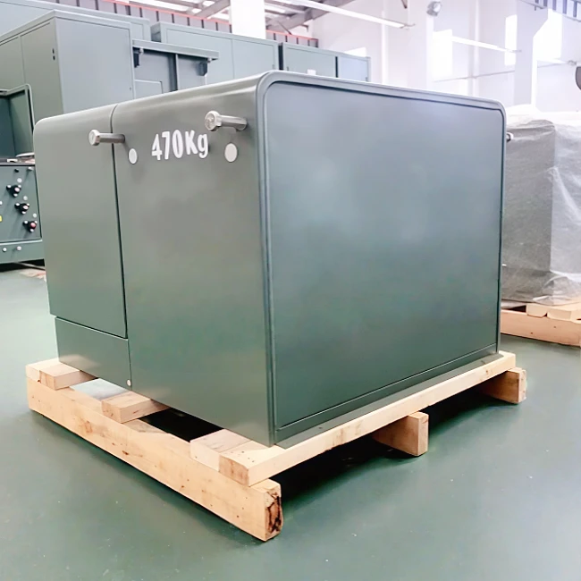 Single phase pad mounted power transformer packing